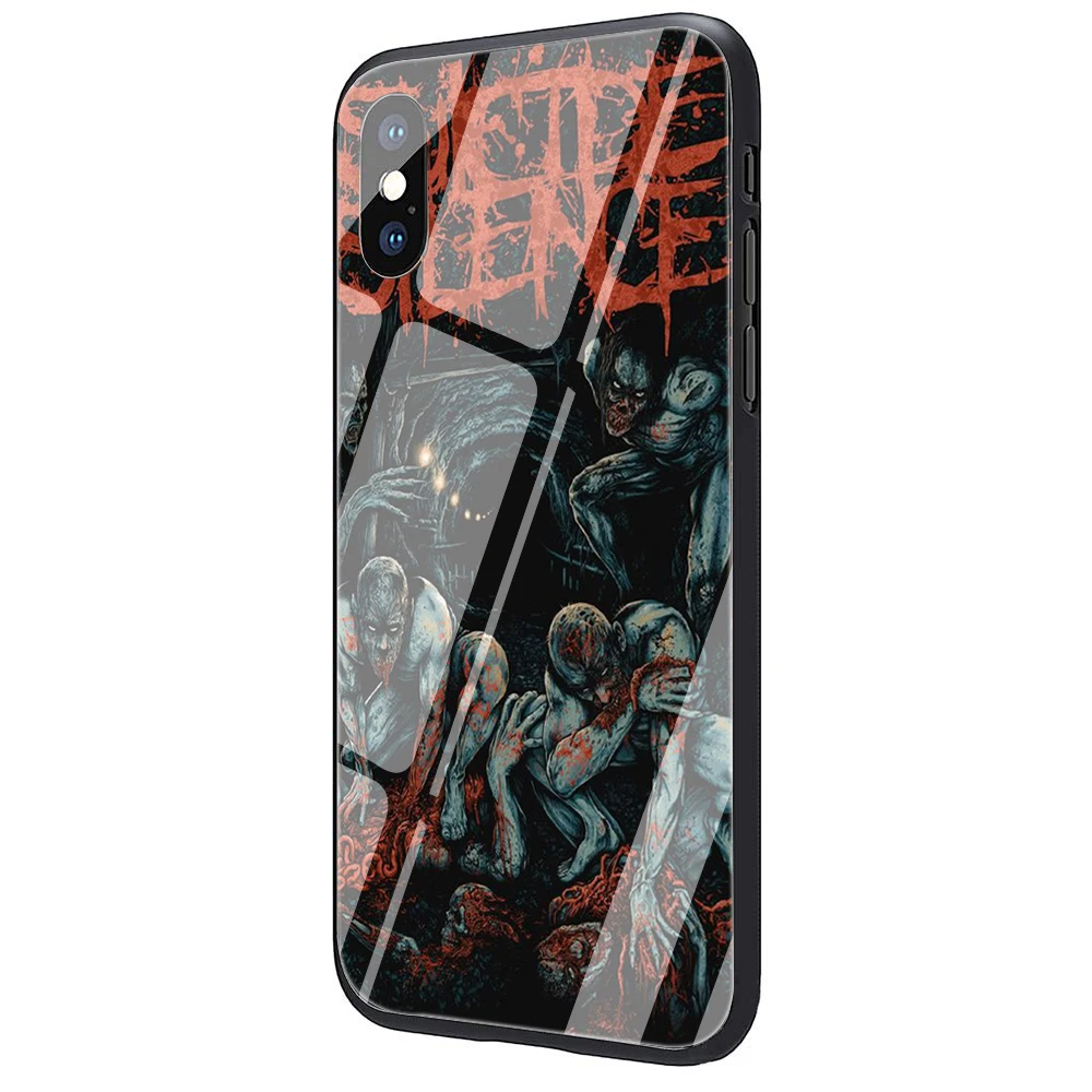EWAU Suicide Silence Mitch Lucker закаленное стекло чехол для телефона чехол для iPhone 5 5S SE 6 6s 7 8 Plus X XR XS 11 Pro Max