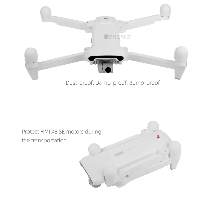 4 шт. крышки для мотора защитный силиконовый чехол для XiaoMi Fimi X8 SE Drone протектор Аксессуары