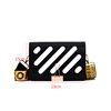 2019 women's handbag fashion PU leather stripe messenger bag women's messenger bag hot sale 5
