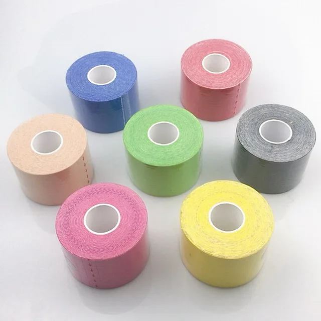 5 Rolls Kinesiology Tape Athletic Recovery Self-adhesive Elastic Bandage Sport Taping For Ankle Shoulder Knee Back breast lift 5
