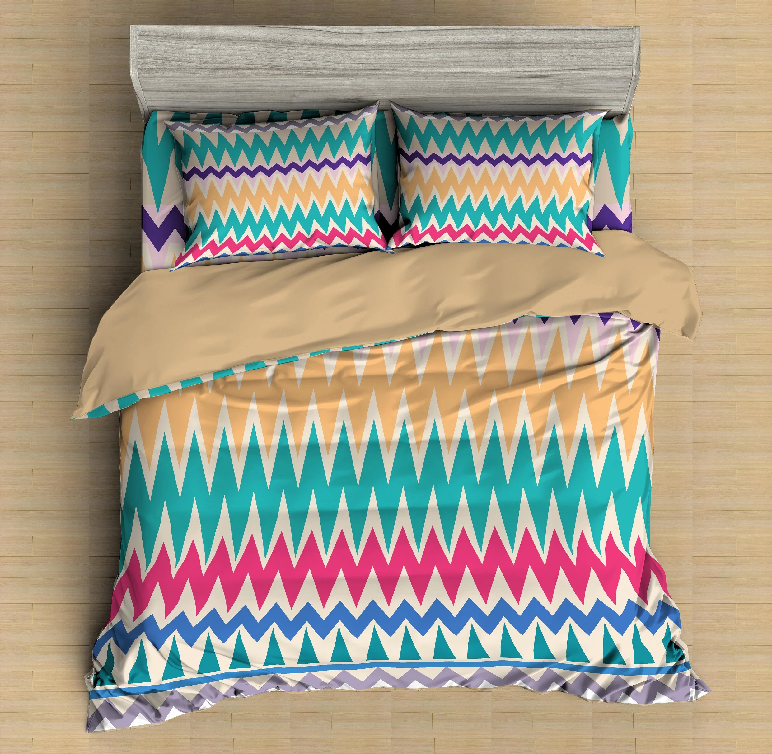 ZEIMON 3D геометрический на постельном наборе Мандала в полоску пододеяльник набор постельного белья с наволочкой набор домашнего текстиля покрывало