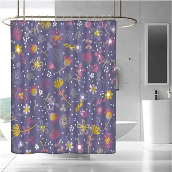 

Hotel Quality Polyester Shower Curtain Shower and Bathtub