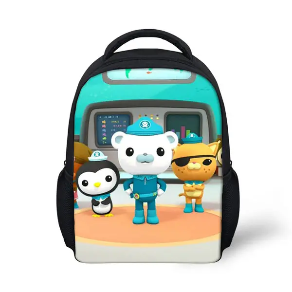 HaoYun Детский рюкзак для детского сада, Octonauts с рисунком, детские школьные сумки для книг, Мультяшные аниме дизайнерские маленькие сумки для мальчиков и девочек - Цвет: CDGX259F