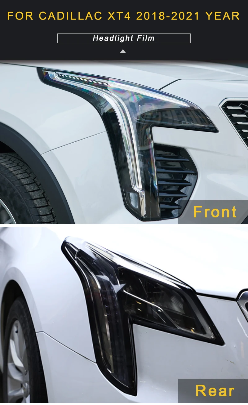 TPU Headlight Lamp Protective Film For Cadillac ATSL XT5 CT6 XTS AAB265 Car Stic