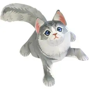 

Maine Cat 3D Paper Model DIY Cartoon Three-dimensional Animal Paper Mold Kindergarten Handmade Children's Educational Toy Model