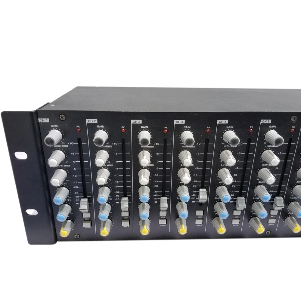 Leicozic Powered Mixer x2 @4ohms 10-CH amplifier mixers MD10FX audio mixer rack mount 16 effect processor