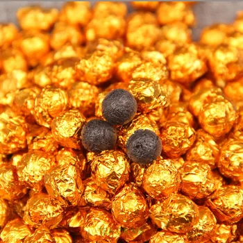 

100g China Yunnan Ripe Tea Gold Tin Foil Packing Resin Tea Pu'er Cha Gao