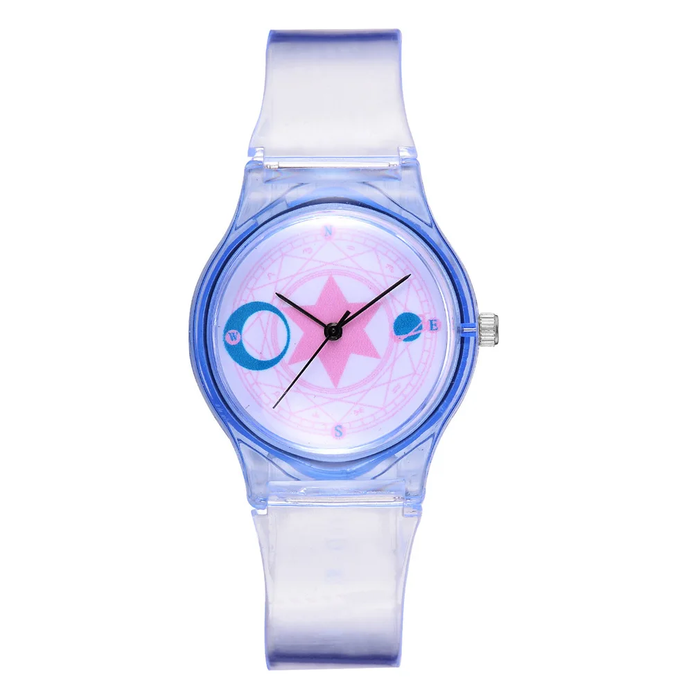 

Manufacturers Direct Selling Korean-style Cute Simple Transparent Watch Personalized & Creative Concept Petal Measuring Quartz W