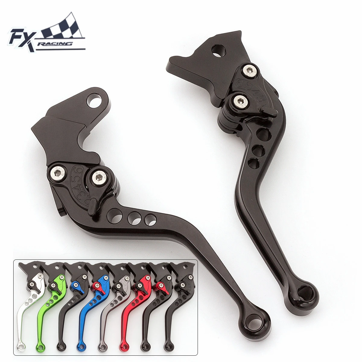 3D CNC Long Adjustable Brake Clutch levers for Yamaha FZR1000 EXUP 91-97 XJR1200
