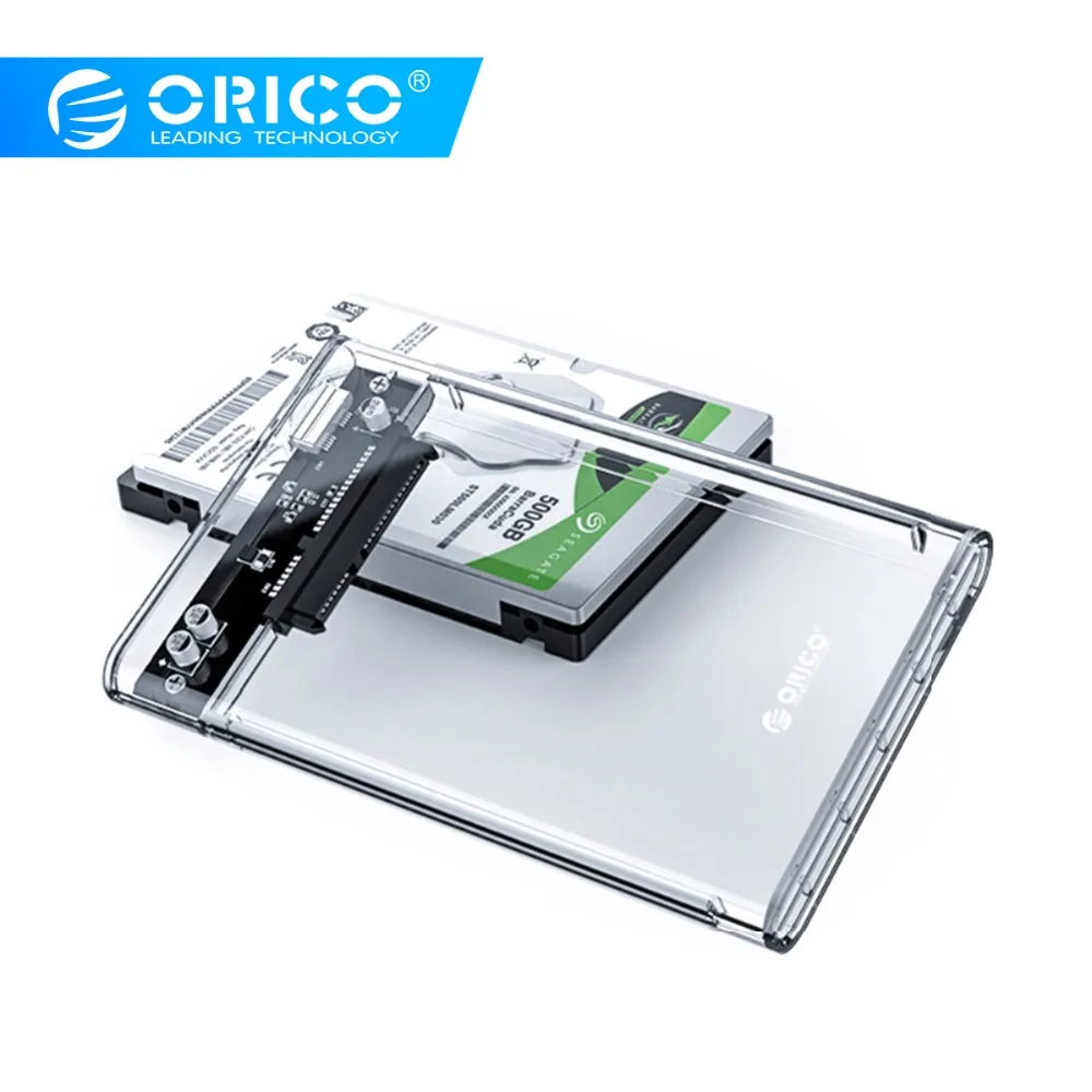 ORICO USB3.0 to SATA III 2.5/" External Hard Drive Enclosure for 7mm and 9.5mm...