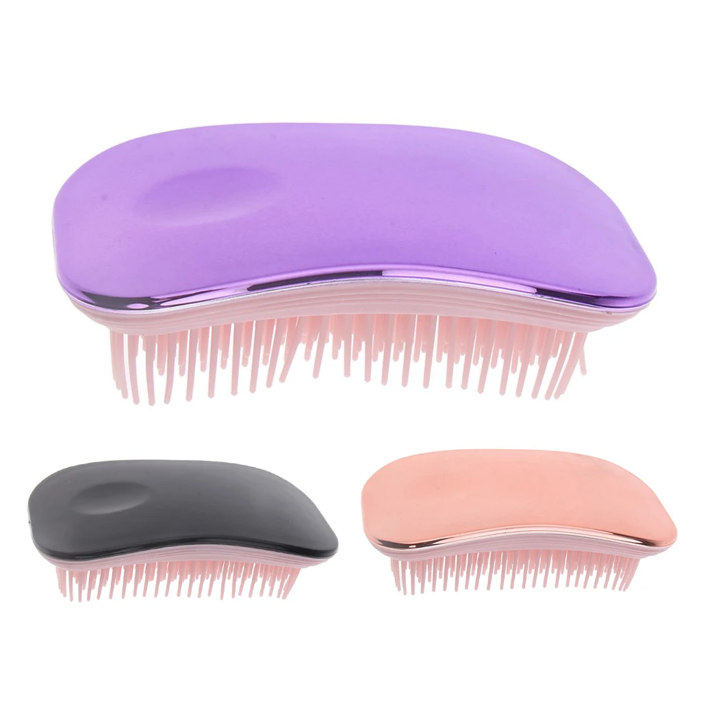 Portable Anti-static Detangler Brushes For Curly Straight Wavy Wet & Dry Thick or Thin Hair Tangle & Frizz Free Comb