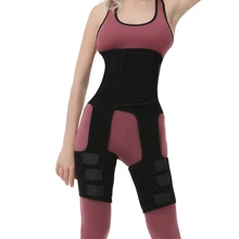 

Thick Neoprene Thigh and Waist Trimmer Waist Trainer Body Shaper Thigh Slimming Belt Thigh Trainer Shapewear Thigh Trimmer Black