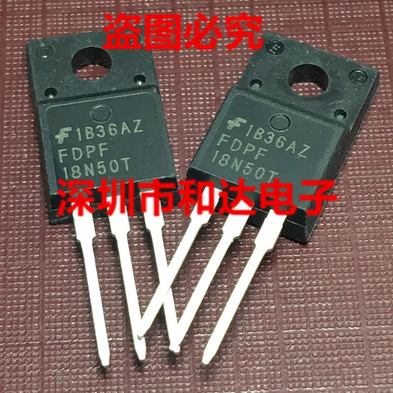 

FDPF18N50T TO-220F 500В 18А