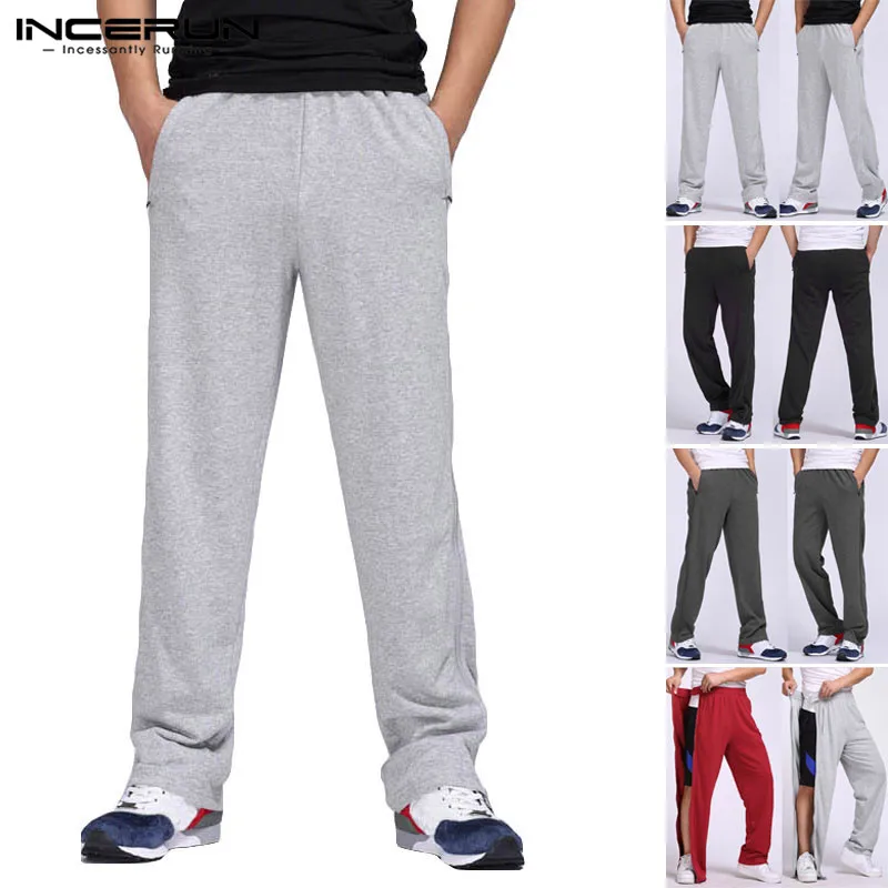 

2020 Men Running Swearing Pants Jogging Sweatpants Basketball Soccer Bottoms Male Gym Training Sport Trousers Joggings INCERUN