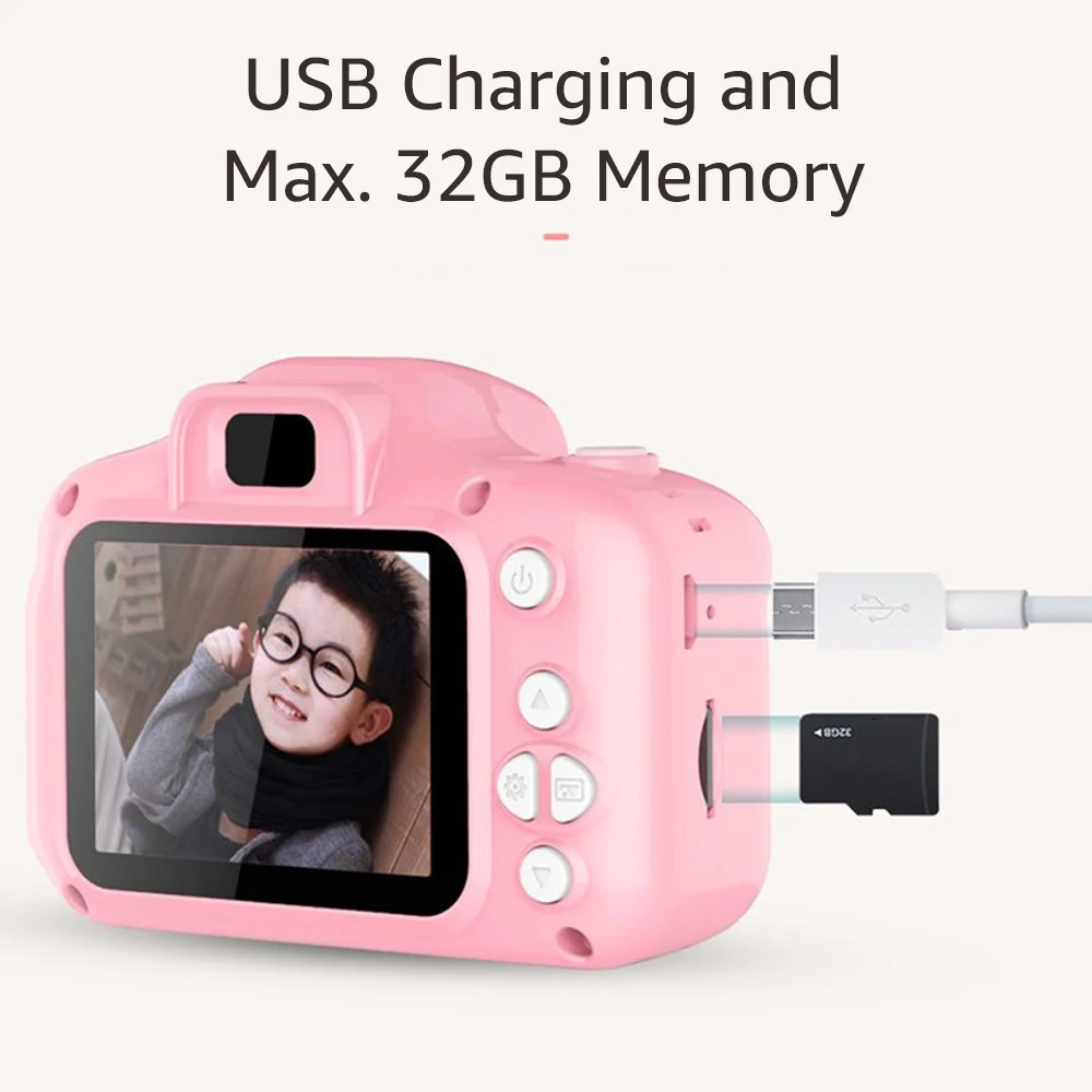 13MP 8MP дети цифровые Камера 1080P видеокамера 2 0 дюймов Экран дисплея встроенный