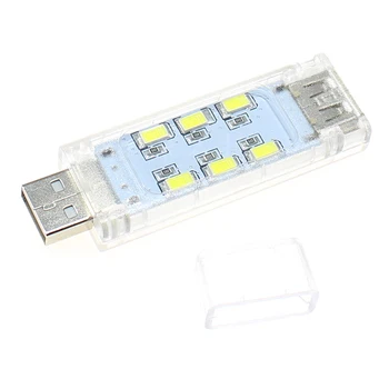 

Mini USB Night Light 12 LEDs Double Side Charging Reading Light Camping Lamp WWO66
