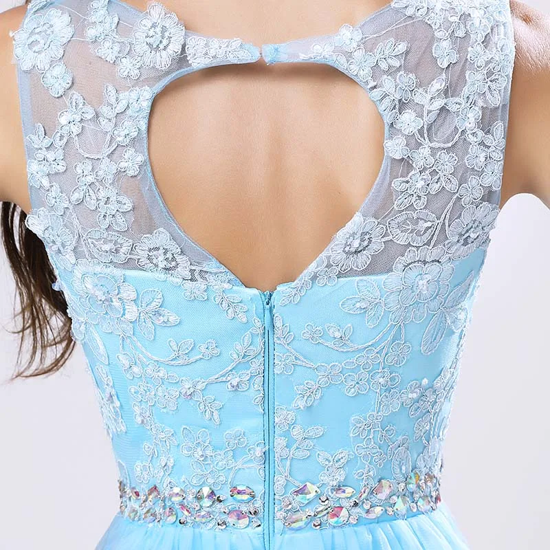 Женское кружевное вечернее платье розовое короткое с прозрачным вырезом