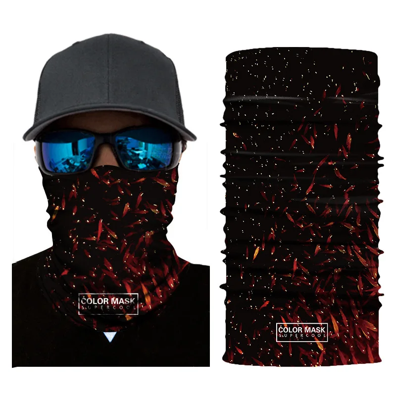 1 шт. маска для рта и лица 3D принт разноцветные для головы покрытие на открытом воздухе циклическая маска на голову повязка для волос шарф-капюшон пиратская шляпа браслеты - Цвет: AC266
