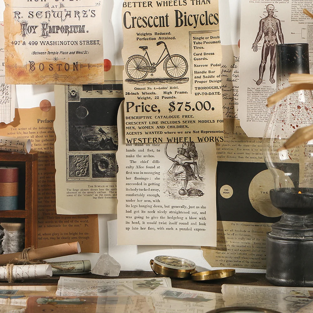 Sheets Vintage Journaling Scrapbooking | Vintage