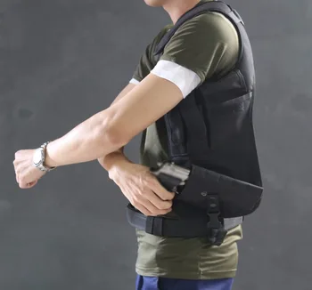

Outdoor Tactical Hiking Hidden Underarm Shoulder Holster Single Shoulder Bag with Additional Pouch for Hunting
