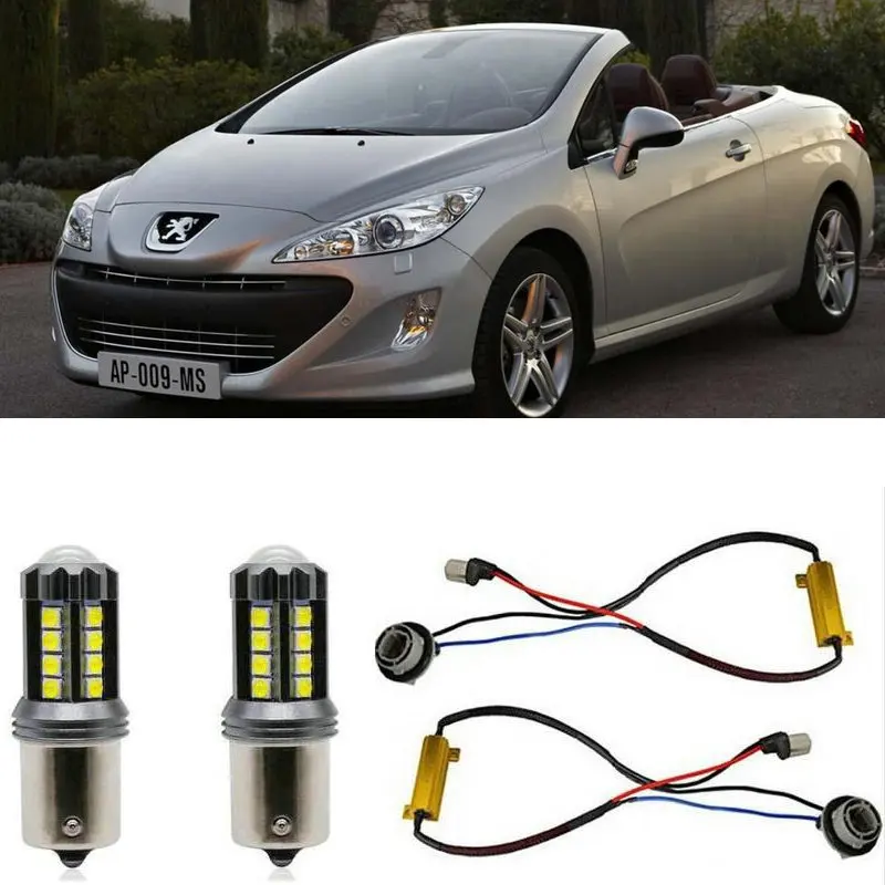 

Fog lamps for PEUGEOT 308 CC 4B CABRIO Stop lamp Reverse Back up bulb Front Rear Turn Signal error free 2pc