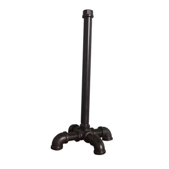 

Roll Stand Organizer Storage Washroom Iron Home Pipe Shaped Retro Durable Decoration Accessories Kitchen Paper Holder
