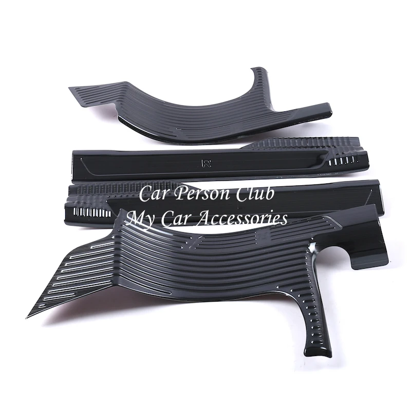 

For Mitsubishi Eclipse Cross 2018 2019 Door Sill Scuff Plate Pedal Guard Protector Trims Stainless Steel Sticker Car Accessories