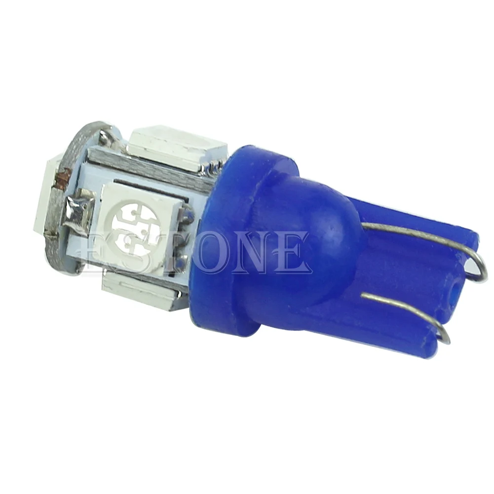 1 шт. T10 5 LED 5050 SMD 194 168 W5W синий свет клиновидная лампа ксеноновая Автомобильная