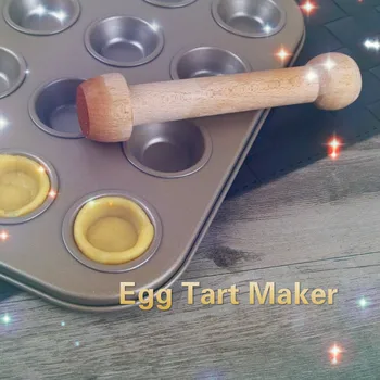 

Wooden Double Sides Egg Tart-tamper Pusher Egg Tart Mould Pastry Pusher DIY Baking Cake Mold Kitchen Tools Baking Accessories