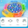 New Kids Fishing Toys Electric Rotating Fishing Play Game Musical Fish Plate Set Magnetic Outdoor Sports Toys for Children Gifts 5
