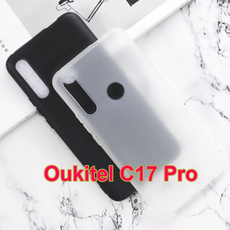 

Soft TPU Silicone Case For Oukitel C17 Pro Case Cover Full Protective Back Cover For Oukitel C17 C17Pro Mobile Phone Shell Funda