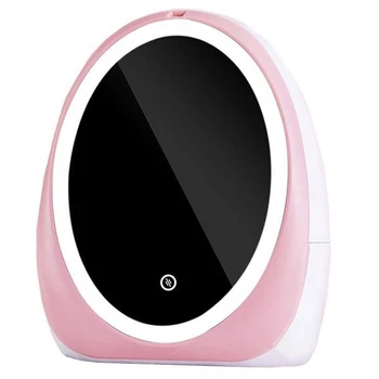 

FashionMakeup Organizers with Mirror Modern Jewelry and Cosmetic Storage Boxes with Led Light, Cosmetic Storage