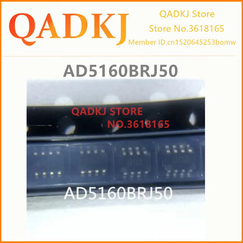 AD5160BRJ50 AD5160BRJ50-RL7 DOA D0A SOT23-8 новые и оригинальные