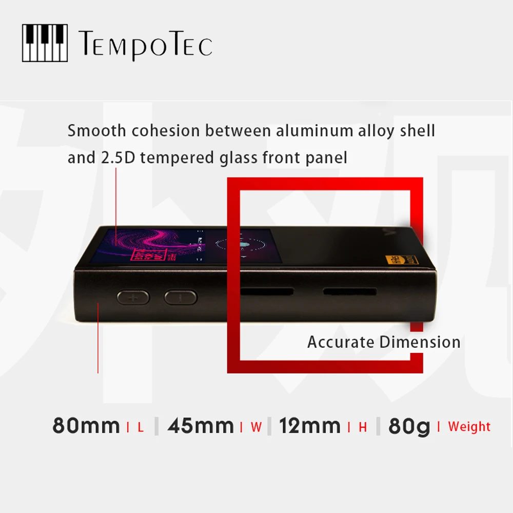 Вариации V1-A HIFI PCM& DSD 256 плеер Поддержка Bluetooth LDAC AAC APTX вход и выход USB DAC для ПК с ASIO AK4377ECB TempoTec MP3