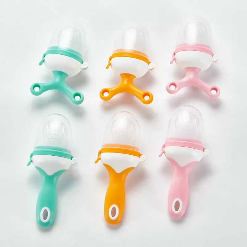 

Baby fruit food bite bag fruit and vegetable music / baby food supplement food silicone / children play mouth molar rod bite mus