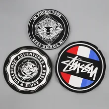 Модная одежда с нашивками красочная буква декоративные аксессуары значок этикетка