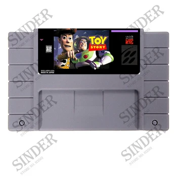 

Toy Story Good Quality 16 bit Big Gray Game Card For NTSC Game Player