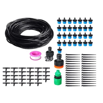 

25M Automatic Micro-Drip Irrigation System Garden Irrigation Spray Self Watering Kits with 30 Adjustable Dripper