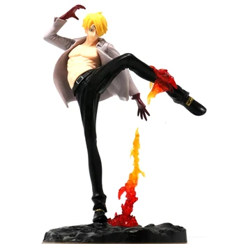 

One Piece POP Vinsmoke Sanji Anime Action Figure Model 20CM PVC Combat Version Statue Collection Toy Desktop Decoration