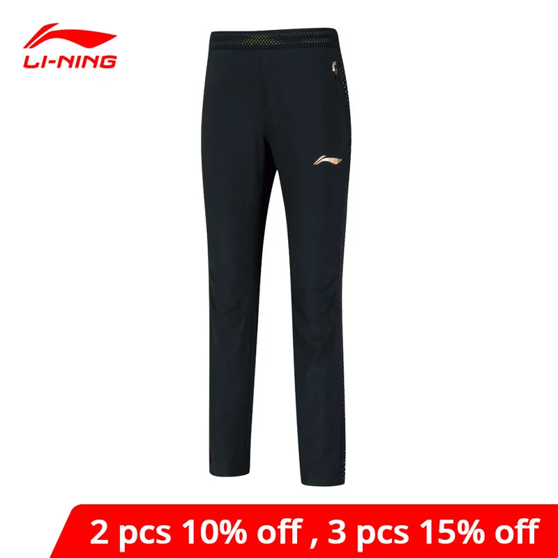 Li-Ning Women Badminton Pants National Team Regular Fit 92%Polyester 8%Spandex LiNing li ning Sports Trousers AYKN468 WKY184 | Спорт и