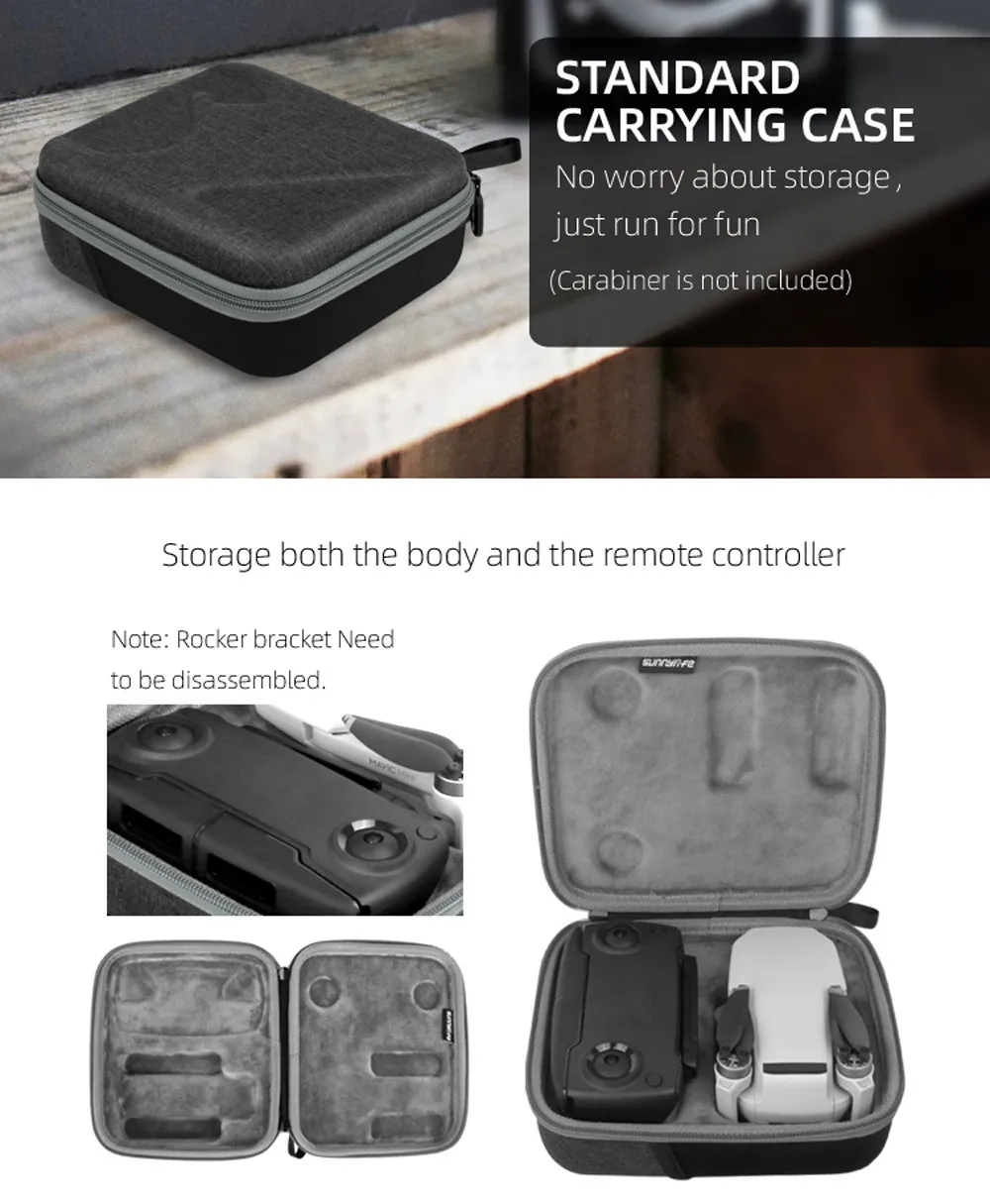 for DJI Mavic mini drone body package Portable Remote Controller Drone Protective Storage Bag for DJI Mavic Mini Parts 1121#C