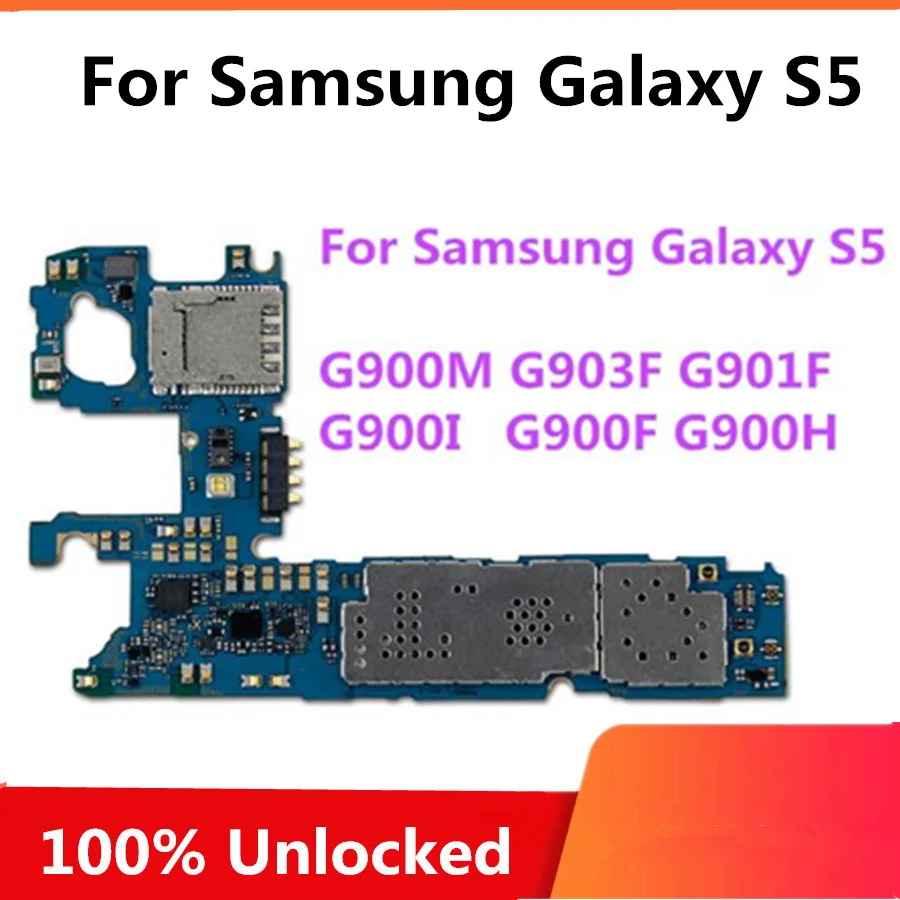 Материнская плата для Samsung Galaxy S5 G900M G903F G901F G900I G900F G900H оригинальная