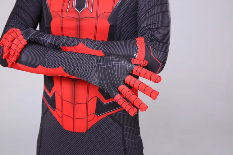 Детский костюм «Человек-паук», «Майлз Моралес», костюм зентай для косплея, костюм «Человек-паук», боди, Комбинезоны