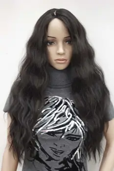 

Female long roll deep brown high temperature silk Europe and America fluffy can hot big wave corn hot