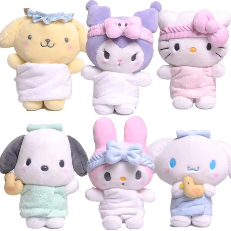 KAWAII Sanriod мультфильм аниме серия Мелоди Китти Коричный онпопурин Kuromi плюшевая
