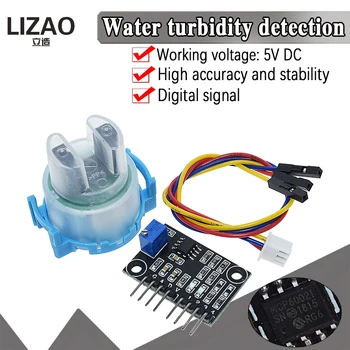 

Turbidity Sensor Suspended Turbidity Value Detection Module Kit Liquid Suspended Particles Turbidity Detection For arduino
