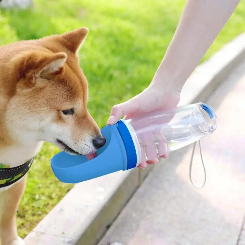 Портативный питомец питьевая вода для собак бутылки для путешествий на открытом воздухе для щенков миска для воды питатель без утечки характеристика можно положить в сумку