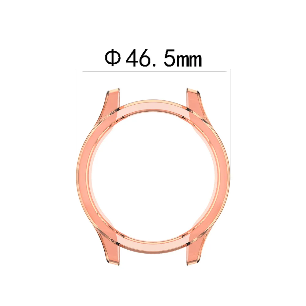 Soft TPU Transparent Protective Case for Garmin vivomove 3/Garminmove 3 Smart Watch Cover Screen Protector for Garmin vivomove 3
