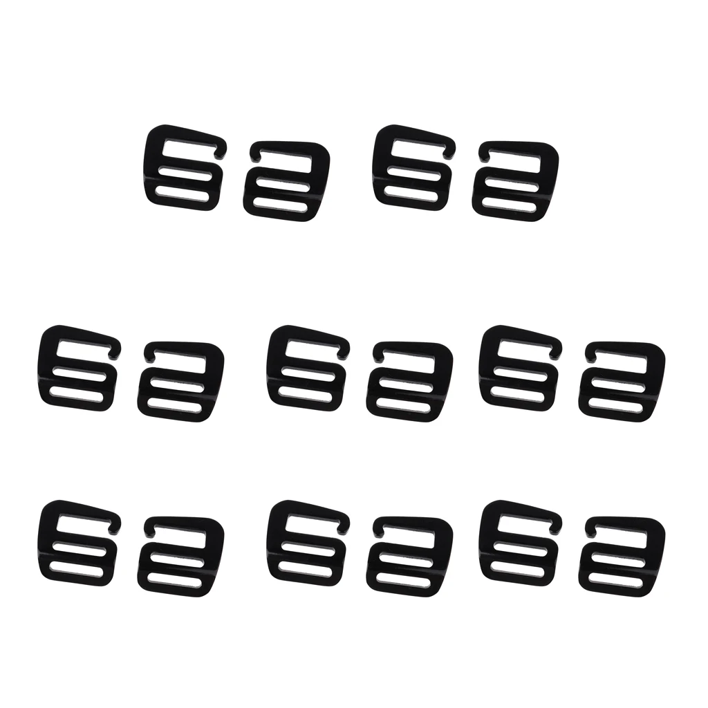 16pcs Backpack G Hook Webbing Buckle Tactical Hardware, lightweight Strong