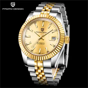 

PAGANI DESIGN Watch Men Mechanical Watch Gold Man Wrist Automatic Date Watches Waterproof Montre Homme zegarek mechaniczny 1645